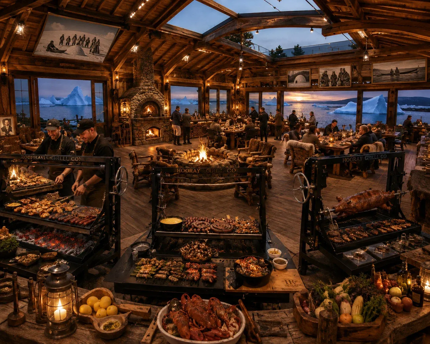 Concept image of a timber great room